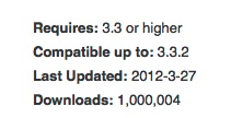 One Million (and four) One Million (and four)